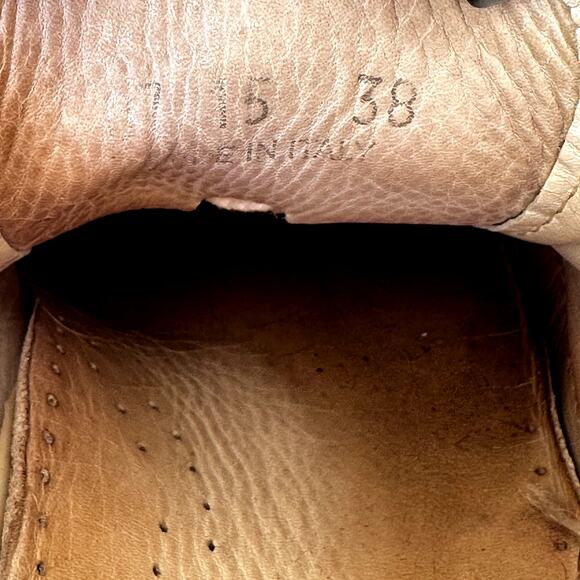 Diemme Nappa Veneto Sneakers Lace Up Leather Casual White US 7.5 EU 38 - Picture 7 of 8